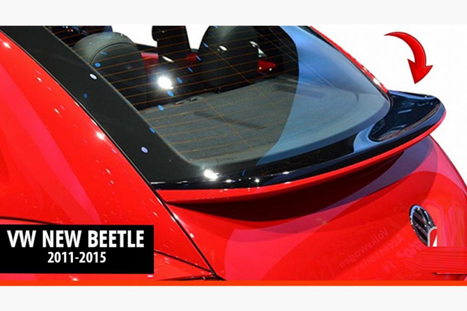 Volkswagen Beetle 2011–2015 DPT spoiler (hoogglans zwart) Image