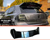 Volkswagen Polo 2010–2017 DPT V-1 spoiler (HB, hoogglans zwart) foto 1