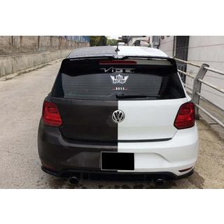 Spoiler DPT V-3 (HB, hoogglans zwart) Volkswagen Polo 2010–2017 foto 4