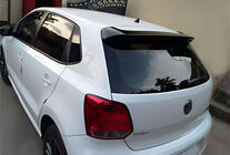 Volkswagen Polo 2010–2017 Spoiler DPT V-6 (HB, hoogglans zwart) foto 1