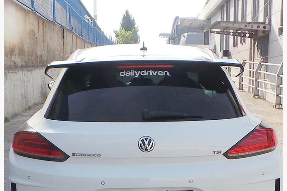 Volkswagen Scirocco 2008–2017 Spoiler DPT V-1 (2014-2017, hoogglans zwart) Image