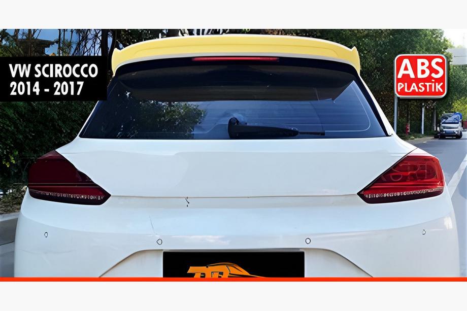 Volkswagen Scirocco 2008–2017 DPT V-2 spoiler (2014-2017, hoogglans zwart) Image