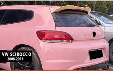 Volkswagen Scirocco 2008–2017 DPT V-5 spoiler (2008-2013, zwart hoogglans) foto 1
