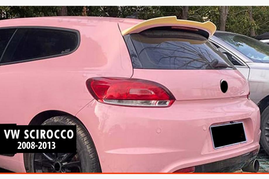 Volkswagen Scirocco 2008–2017 DPT V-5 spoiler (2008-2013, zwart hoogglans) Image