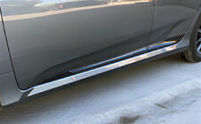 Honda Civic Sedan X 2016–2021 DPT deurlijsten (hoogglans zwart) foto 1