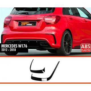 DPT achterspoiler afdekkappen (glans zwart) Mercedes A-Klasse W176 2012–2018