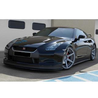 DPT front bumper lip (hoogglans zwart) foto 4