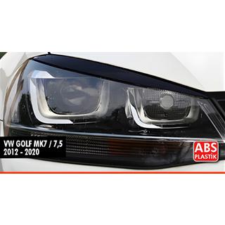DPT koplampwimpers (2 stuks, zwart hoogglans) Volkswagen Golf 7/E-Golf 2012–2020