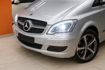 Mercedes Vito W639 2004–2014 Voorgrille Diamond Silver (2010-2014) foto 1