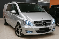 Mercedes Vito W639 2004–2014 Voorgrille Diamond Silver (2010-2014) foto 2