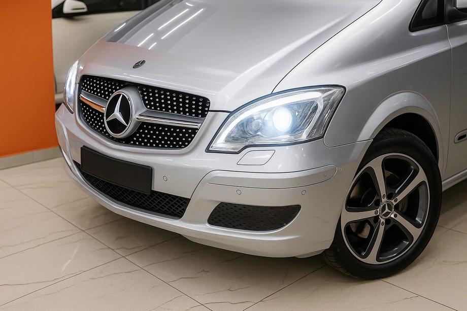 Mercedes Vito W639 2004–2014 Voorgrille Diamond Silver (2010-2014) Image