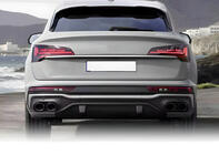 Audi Q5 2017–2025 Achterdiffuser (2020-2024, met uitlaattips Black) foto 2
