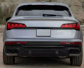 Audi Q5 2017–2025 Achterdiffuser (2020-2024, met uitlaattips Black) foto 3
