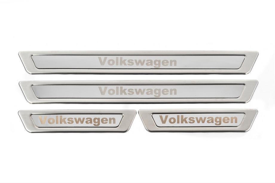 Volkswagen Universele instaplijsten Volkswagen V-1 (4 stuks, RVS) Foto 4