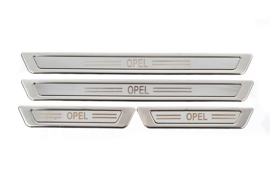 Opel Universele dorpellijsten Opel V-1 (4 stuks, roestvrij staal) Foto 2