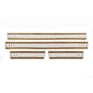 Universele dorpellijsten Toyota V-2 (4 stuks, RVS) foto 3