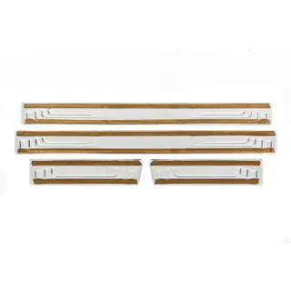 Universele dorpellijsten Toyota V-2 (4 stuks, RVS) foto 3