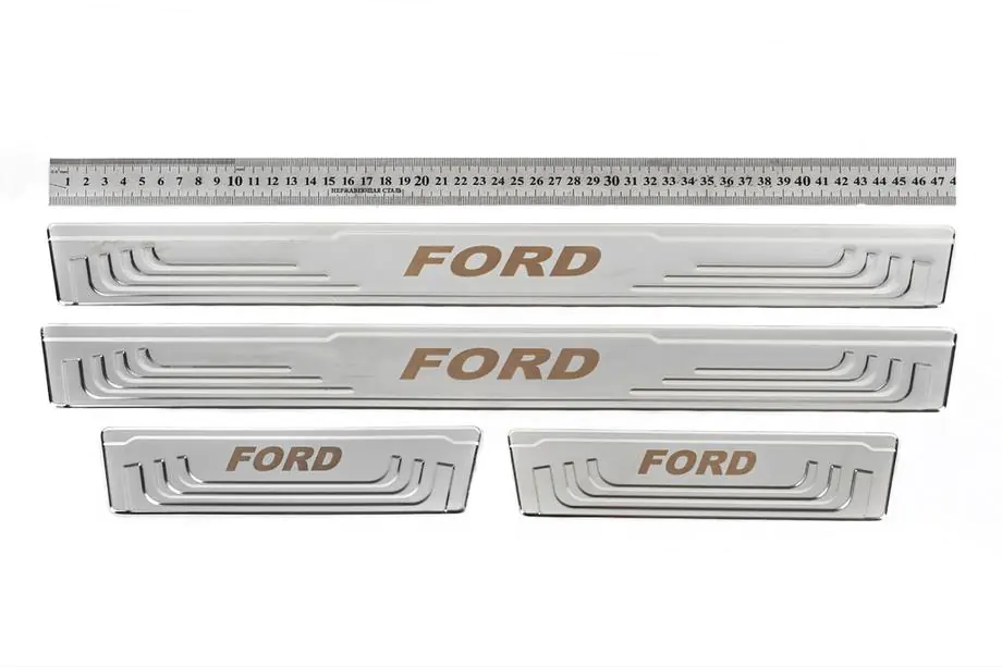 Ford Universele instaplijsten voor Ford V-2 (4 st., RVS) Foto 1