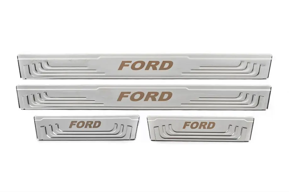 Ford Universele instaplijsten voor Ford V-2 (4 st., RVS) Foto 2