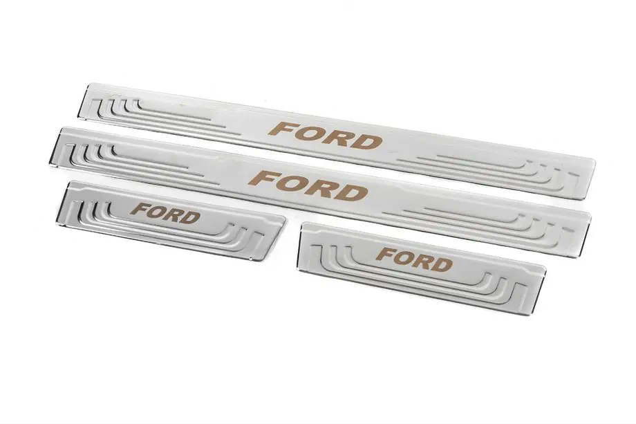 Ford Universele instaplijsten voor Ford V-2 (4 st., RVS) Foto 3