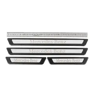 Universele dorpellijsten voor Mercedes V-3 (4 stuks, RVS) foto 1