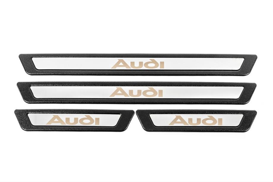 Audi Universele instaplijsten Audi V-3 (4 stuks, RVS) Foto 2