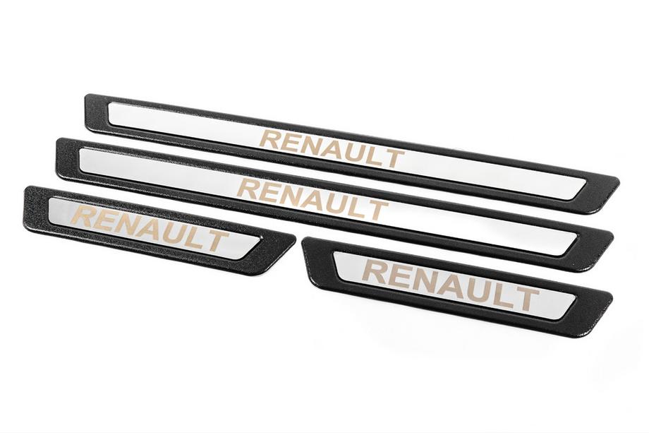 Renault Universele instaplijsten voor Renault V-3 (4 stuks, RVS) Foto 3