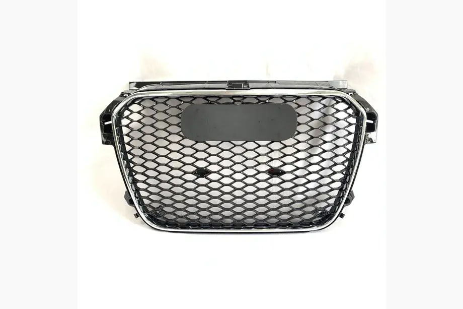 Audi A1 2010–2018 Voorgrille RS-style V-1 (2010-2014, zwart met chroom) Image