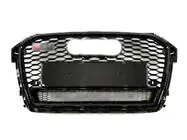 Audi A1 2010–2018 RS-stijl voorgrille met Quattro opschrift (2014-2018, zwart) foto 1