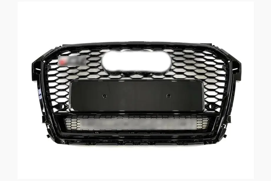 Audi A1 2010–2018 RS-stijl voorgrille met Quattro opschrift (2014-2018, zwart) Image
