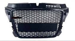 Audi A3 2003–2012 RS-style V-1 voorgrille (2008-2012, zwart) foto 1