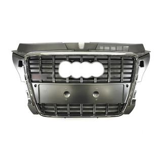 Voorgrille S-style (2008-2012, grijs met chroom) Audi A3 2003–2012 foto 1
