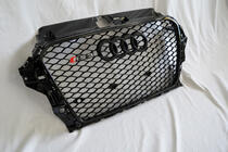 Audi A3 2012–2020 RS-stijl voorgrille (2012-2016, zwart) foto 4