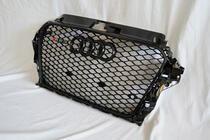 Audi A3 2012–2020 RS-stijl voorgrille (2012-2016, zwart) foto 6