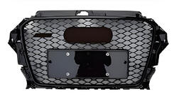 Audi A3 2012–2020 RS-stijl voorgrille (2012-2016, zwart) foto 7