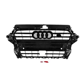 Voorgrille S-style (2012-2016, zwart) Audi A3 2012–2020 foto 4