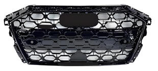 Audi A3 2020– Voorgrille in RS-stijl (zwart) foto 1
