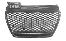 Audi A4 B7 2004–2008 Voorgrille RS-style V-2 (zonder logo, zwart met chroom) foto 1