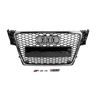 RS-style V-2 voorgrille (2007-2011, zwart met chroom) foto 1