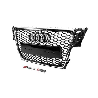 RS-style V-2 voorgrille (2007-2011, zwart met chroom) foto 2