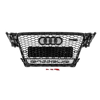 Voorgrille met Quattro-logo, RS-style (2007-2011, zwart) foto 4