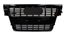Audi A4 B8 2007–2015 RS-stijl voorgrille (2007-2011, zwart) foto 1