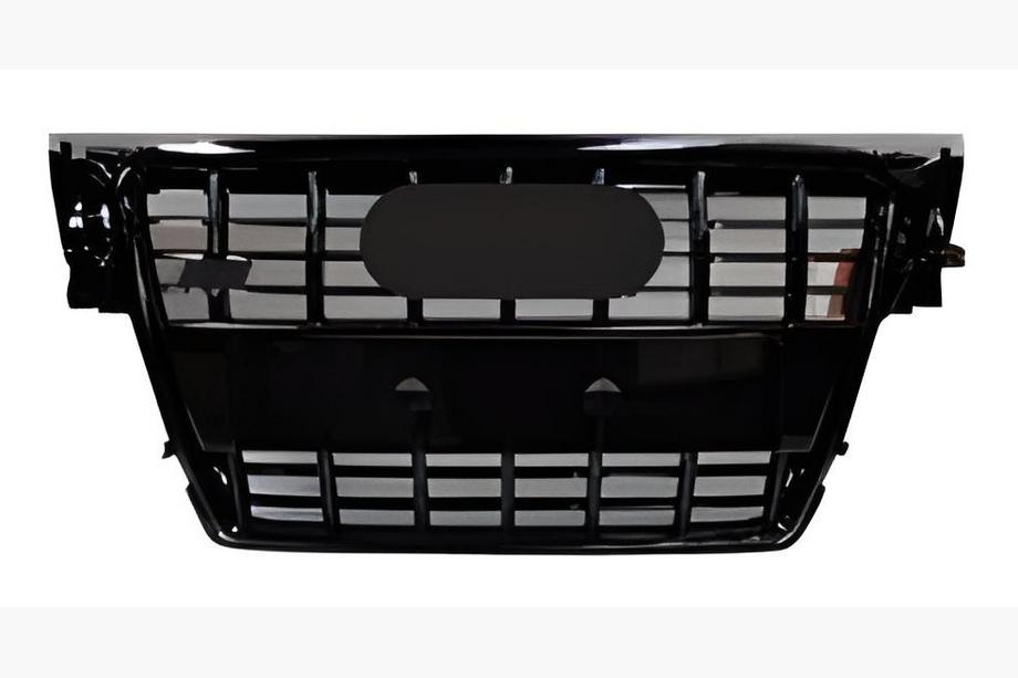 Audi A4 B8 2007–2015 RS-stijl voorgrille (2007-2011, zwart) Image