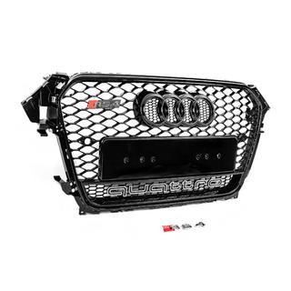 Voorgrille zwart RS-stijl met Quattro-opschrift (2012-2015) foto 2