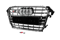Audi A4 B8 2007–2015 Voorgrille S-style (2012-2015, zwart met chroom) foto 2