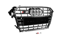 Audi A4 B8 2007–2015 Voorgrille S-style (2012-2015, zwart met chroom) foto 3