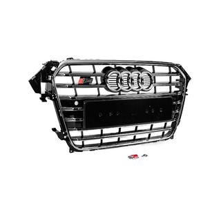 Voorgrille S-style (2012-2015, zwart met chroom) foto 3