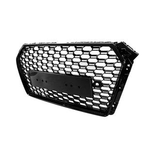 Voorgrille RS-style Quattro (zonder logo, 2015-2019, zwart) foto 2