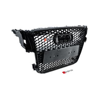 RS-style grille voorzijde (2007-2011, zwart) Audi A5 2007–2015 foto 3