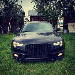 RS-stijl voorgrille (2011-2015, zwart) Audi A5 2007–2015 foto 2